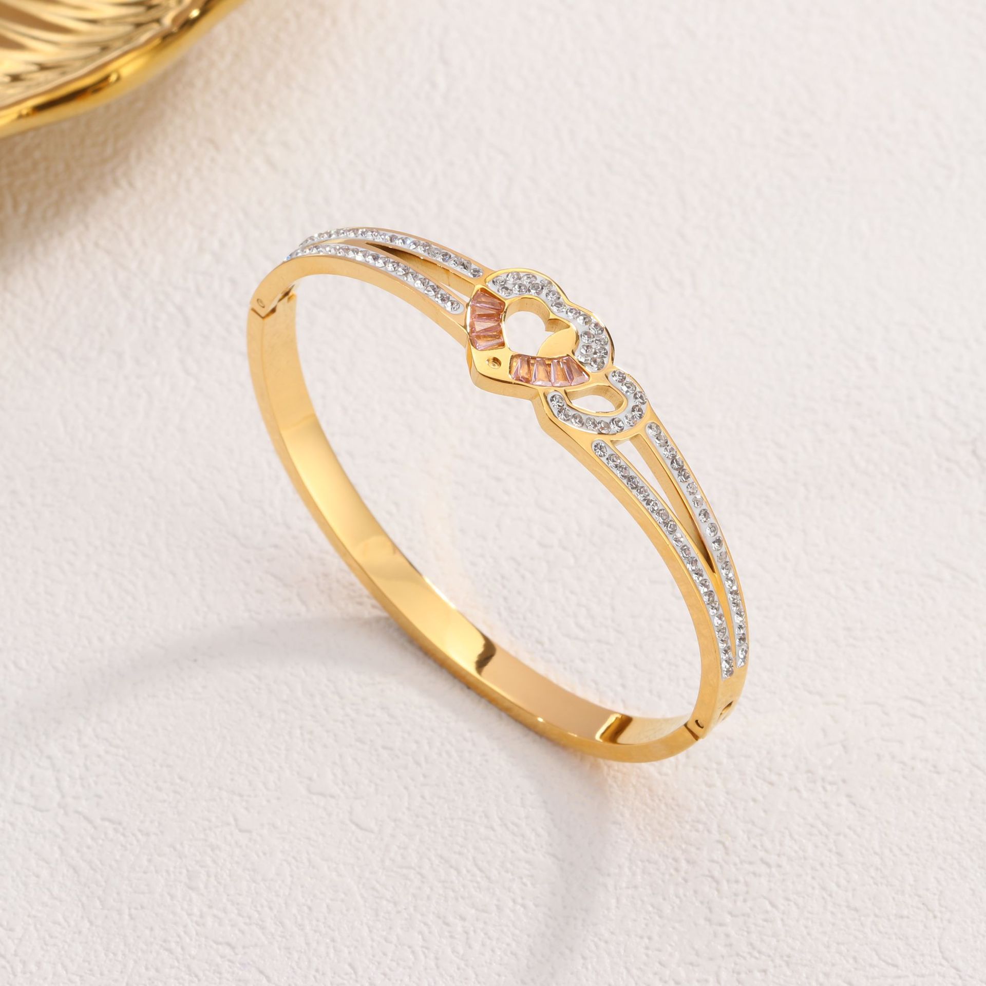 42 러브 팔찌 골드