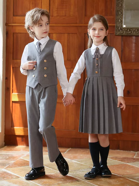 School Uniforms for Primary and Secondary School Students, Kindergarten Uniforms, College-Style Uniforms for Older Children, Poetry Recitation Performance Costumes Set