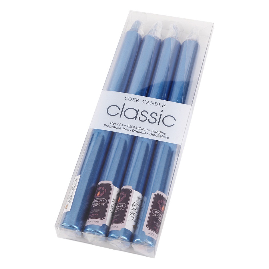 Galvanoplastia europea vela larga de color mayorista doméstica sin humo inodoro vela vela vela cena vela vela vela personalizada cross-border