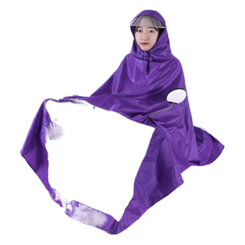 電気自動車レインコート全身防雨厚くダブルロングバッテリーオートバイ乗馬レインポンチョ卸売