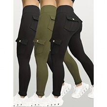 E 32643 Women's Yoga Cargo Leggings �٤��װ�� �羳ŷ��