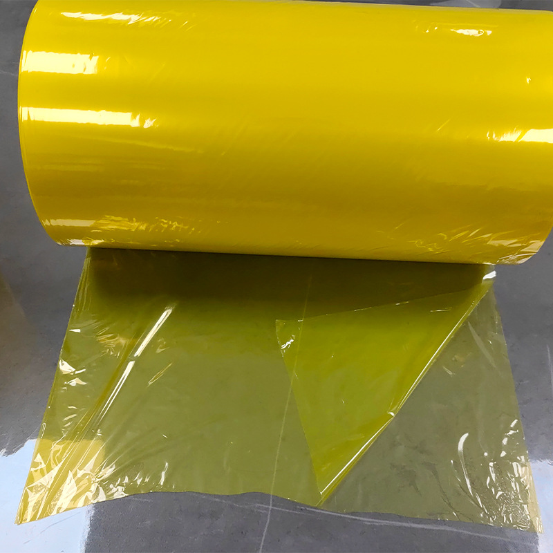 Película de encogimiento amarillo de la ampolla amarilla Película Termocontraíble POF encogible película de encogimiento amarillo calor embalaje plástico película de sellado personalización