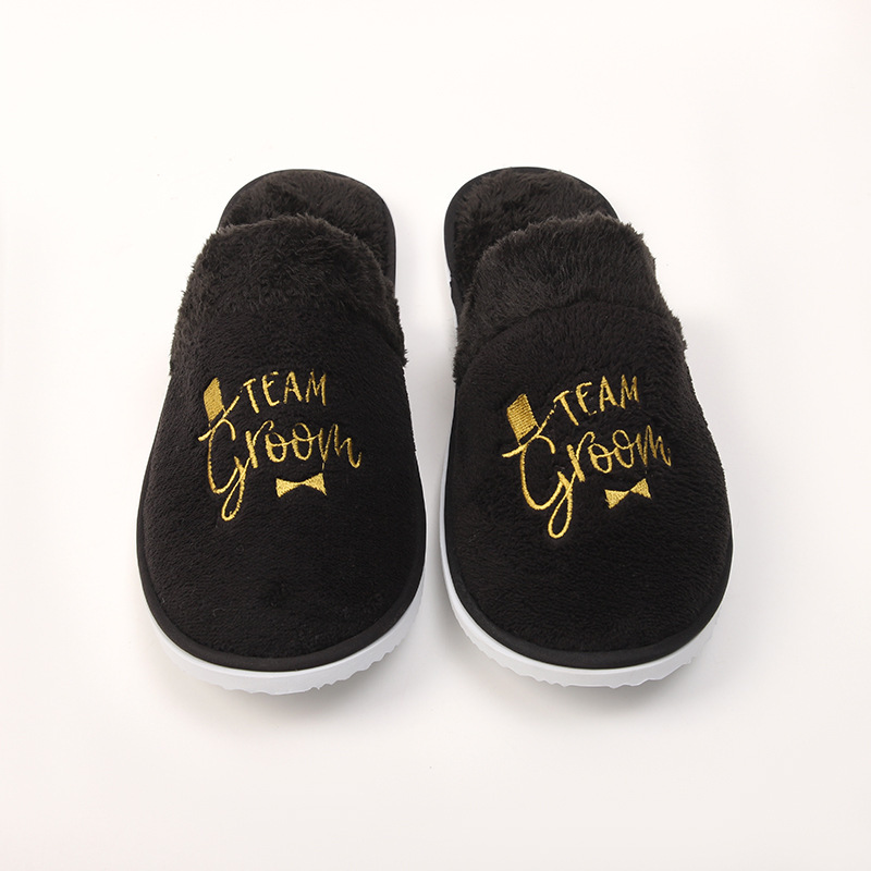 Wholesale of high-end bride slippers, bridesmaid slippers