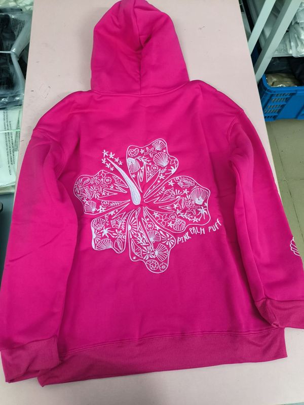 新しいヨーロッパサイズの女性のドロップショルダースリーブスレッド Chasing Sunsets 刺繍スウェットシャツパーカー XS-2XL|undefined