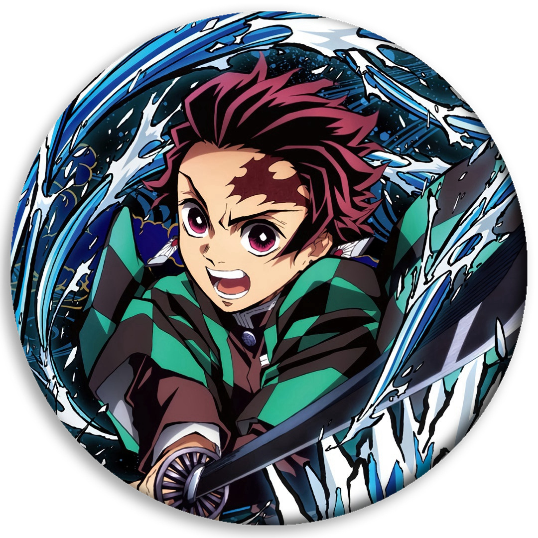 Ghost Blade insignia anime periférico carbón Zhilang usted frijoles mi esposa Shan Yi insignia barra redonda colgante