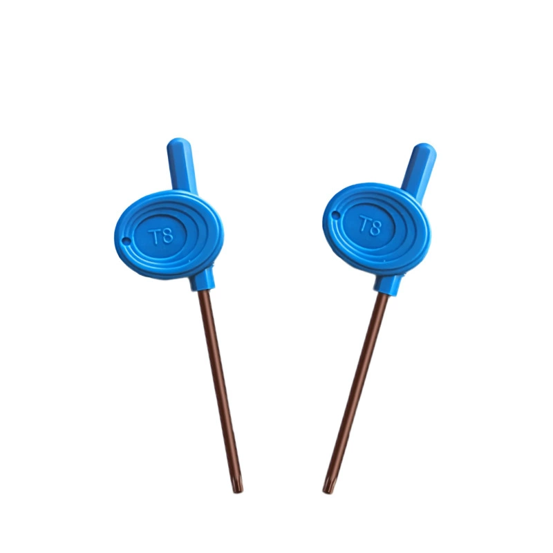 Большое количество, оптовая продажа, красный флаг, ключ с цветком сливы, аксессуары для инструментов с ЧПУ T15 T20 T25, синий флаг