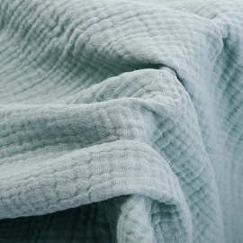 2米幅宽纯棉a类双层绉布纱布 床上用品帷幔婴儿棉纱布口水巾面E18