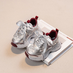 Children's Torre Shoes Girls' Shoes Spring and Autumn 2025 New Breathable Mesh Running sneaker Soft Bottom Girls Non-slip
