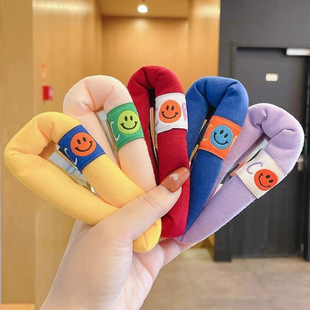White Deer Same Extra Large Bubble Sponge bb Clip Women's Face-washing Bangs Hairpin Preface Hairpin Running Men's Clip Headwear