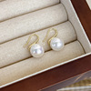 Small design advanced earrings from pearl, light luxury style, trend of season, Korean style