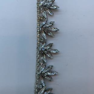 Glass Handmade Leaf Rhinestone Chain Dress Accessories High-End Custom