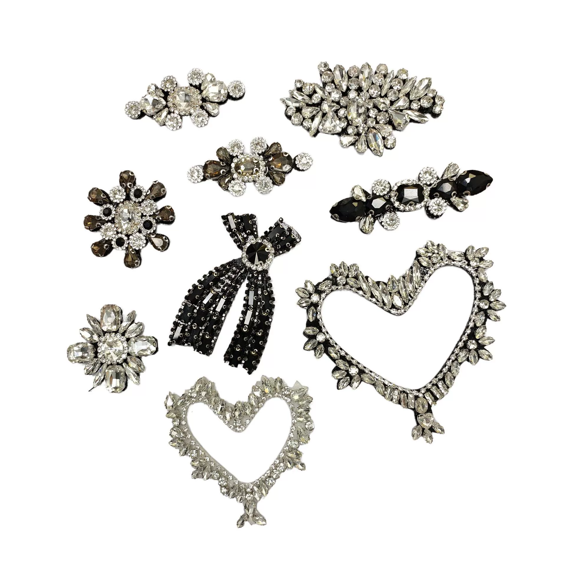 American badge self-adhesive butterfly diamond three-dimensional patch patch diy clothes patch clothing accessories custom made