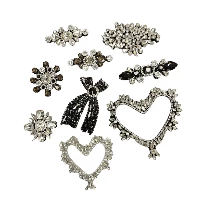 American badge self-adhesive butterfly diamond three-dimensional patch patch diy clothes patch clothing accessories custom made