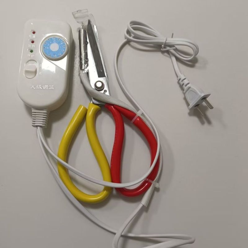 工場直販ミシンアクセサリー、衣料品生地温度調整電熱裁断はさみ、布裁断はさみ、リボントリミング|undefined