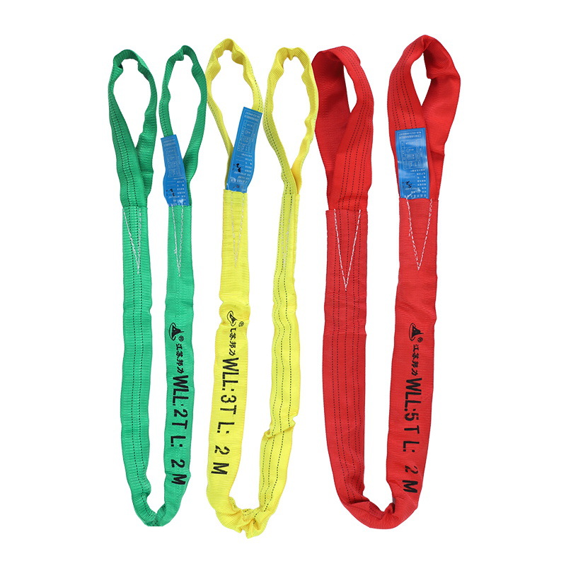 ♔吊车吊带柔性吊装带起重吊装带拉玻璃吊树圆吊带软吊带双扣