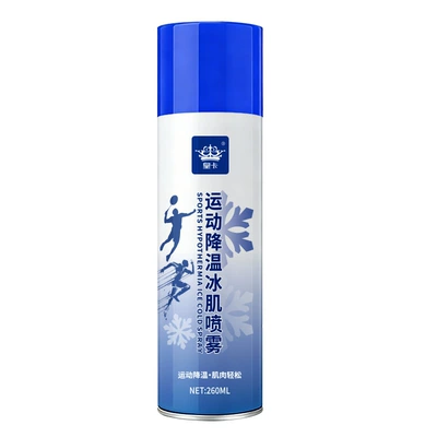 Royal Card Sports Cooling Spray Football Cooling Sprain Relief Ice Pack Ice Spray Injury Freeze Ice Muscle Cooling (Cleaning/curing agent) - royal-card-sports-cooling-ice-muscle-spray-260ml