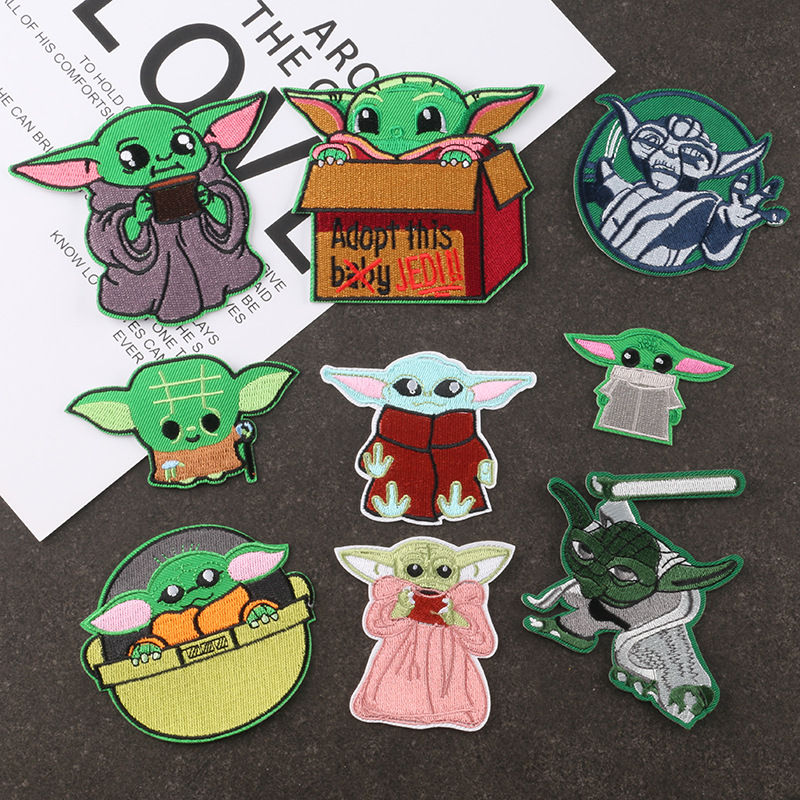 朵酷电脑绣花标动物动漫刺绣布标卡通徽章章仔服装辅料刺绣布贴