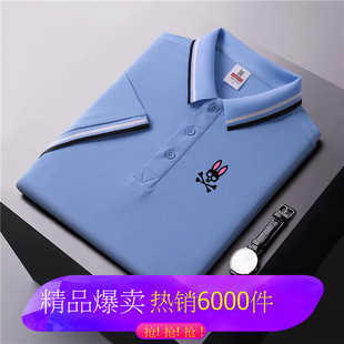 2024 Spring and Autumn Men's Polo Shirt Short Sleeve Business Casual Half Sleeve T-Shirt Summer Top Summer Polo Shirt