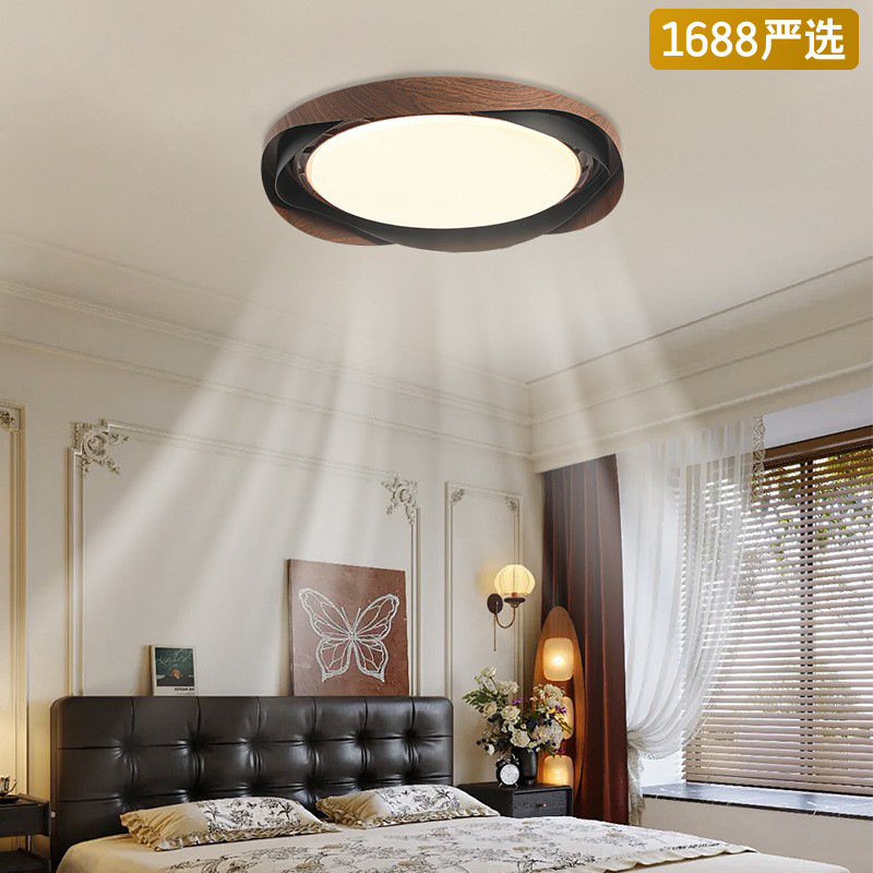 [Estrictamente seleccionado] Lámpara de techo de ventilador de estilo antiguo Diseñador nórdico 2025 Nueva luz creativa de dormitorio principal de estilo pastoral