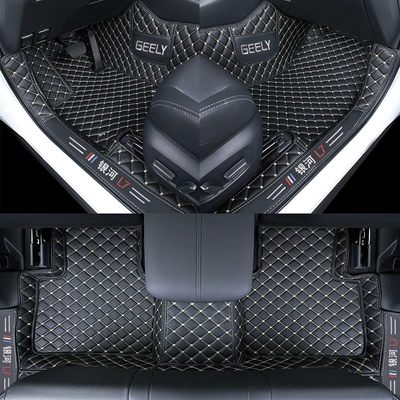 Modelə uyğun ayaqaltı: carpet-style Galaxy L7 custom - galaxy-l72024-2025-model-car-floor-mats-single-layer-footpad-black-rice