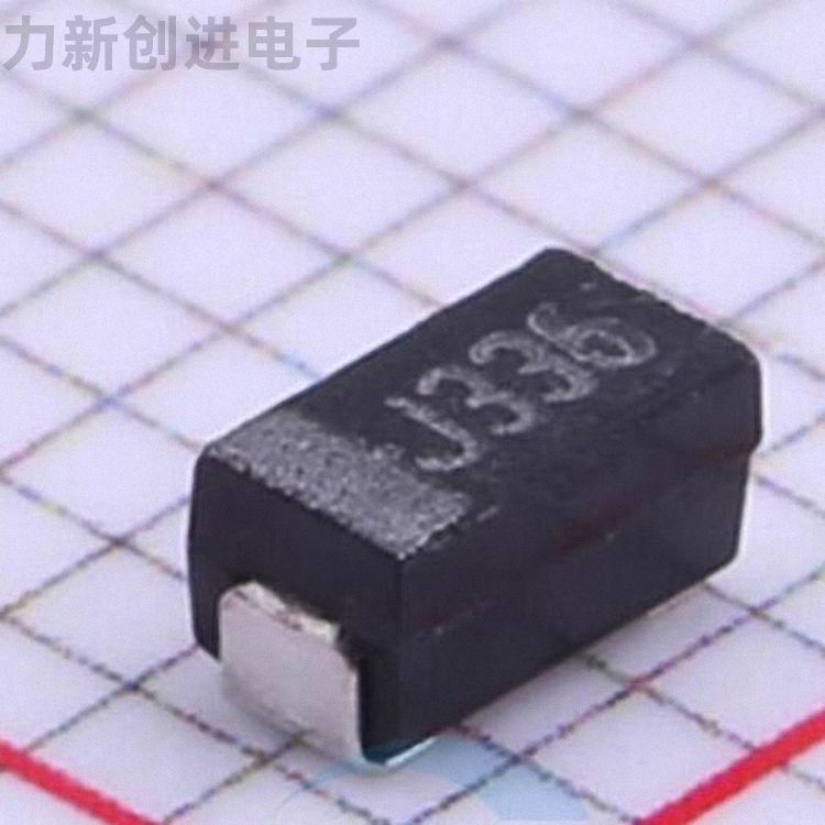 F930J336MAA描述33uF ±20% 6.3V 钽电容