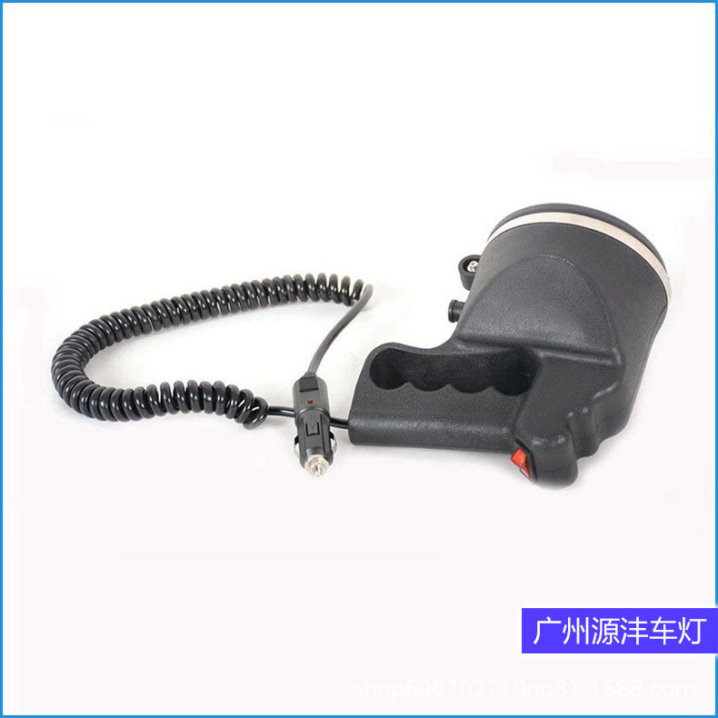 5inch Soft Leather Xenon Searchlight Hid Strong Light Remote Handheld Spotlight for Outdoor Night Fishing 12V24V Car-Mounted
