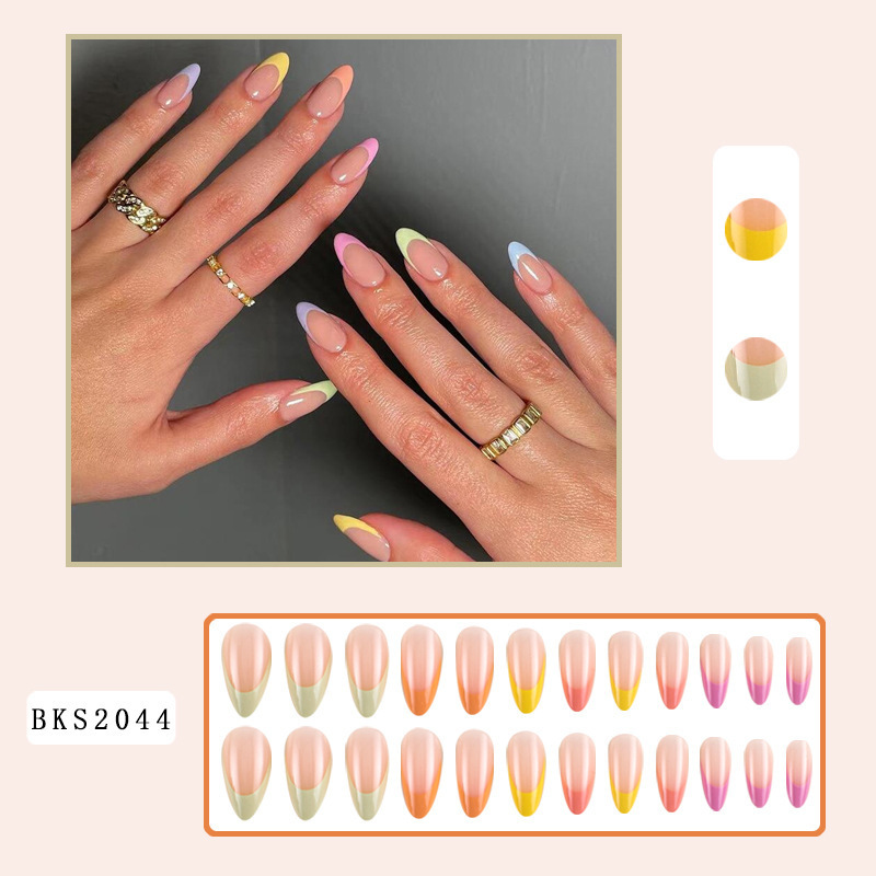 Rétro Sucré Fleur Plastique Ongles Correctifs 1 Jeu display picture 3