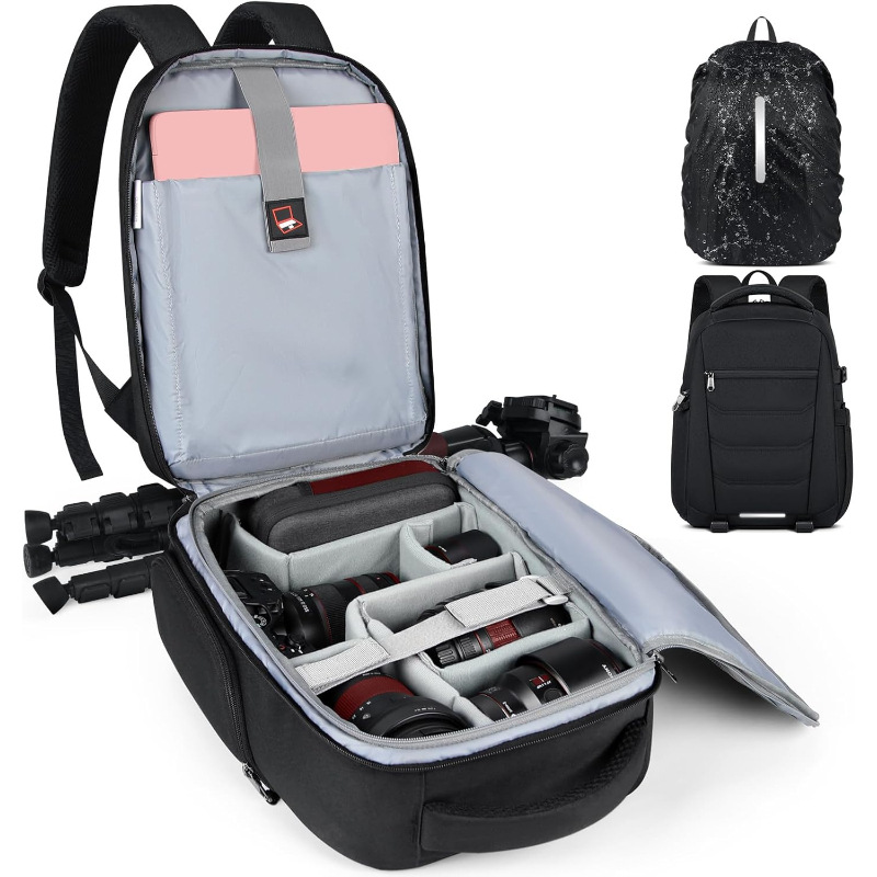 Cross-Border Camera Sling Bag, Digital Slr Camera/Slr Camera Backpack Protective Cover Shockproof Photography Backpack