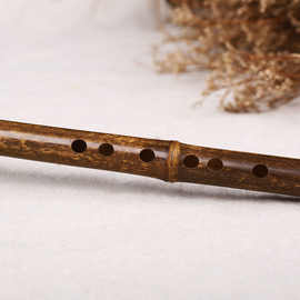 一节紫竹笛初学竹笛/成人零基础练习横笛/古风素笛/儿童乐器