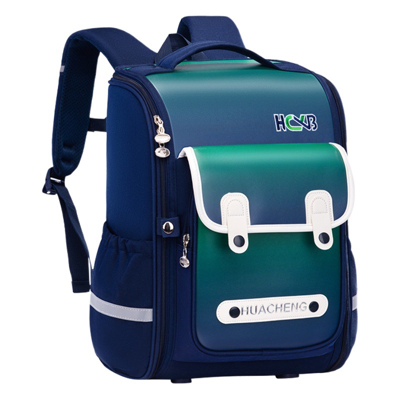 Mochila masculina estudiante de la escuela primaria hembra lindo niños de gran capacidad impermeable Grado 3 a grado 6 reducción de Carga Protección de la columna vertebral mochila ligera