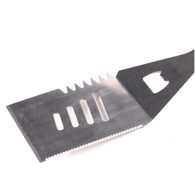 [Fuente de fábrica] de acero inoxidable PP mango de plástico parrilla traje pala clip cepillo 3-piece set BBQ herramienta de combinación