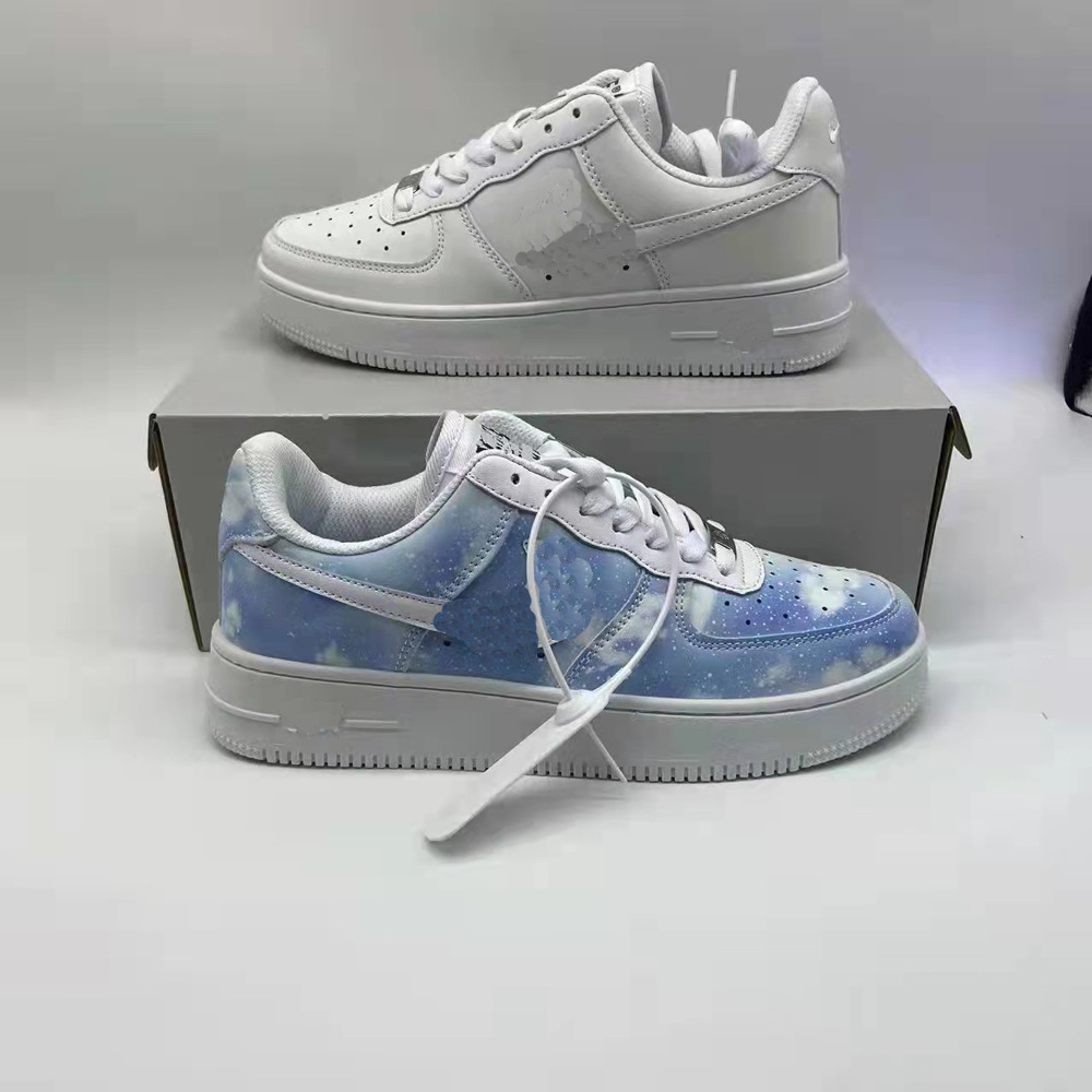 Sneakers new color-changing blue sky and...