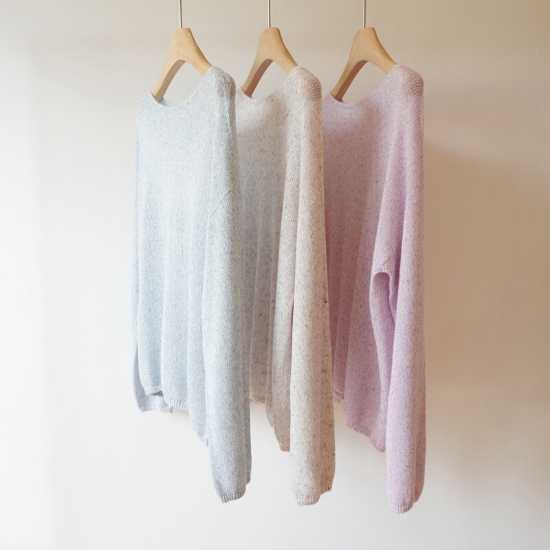 Imported Linen and Paper Yarn! Seamless Dopamine-Style Lazy Vibe Off-The-Shoulder Knit Cover-Up Top, Dry and Breathable Imported Linen and Paper Yarn! Seamless Dopamine-Style Lazy Vibe Off-The-Shoulder Knit Cover-Up Top, Dry and Breathable