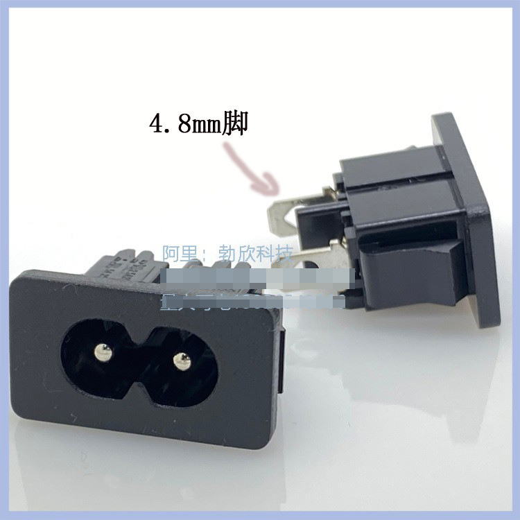 AC电源插座 八字插座 梅花座 品字插座 8字座 八字座BX-180-C03-1