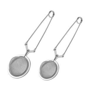 Creative Kitchen Gadgets Tea Strainer Tea Ball Filter Tea Leaves Tea Residue Tea Infuser Stainless Steel Handle Tea Ball Clip