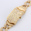 Fashionable retro bracelet, golden watch strap, diamond quartz watches, Aliexpress