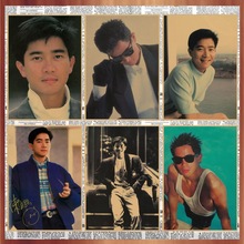 包邮陈百强海报港台明星复古牛皮纸画报饭店酒吧咖啡厅装饰墙画壁