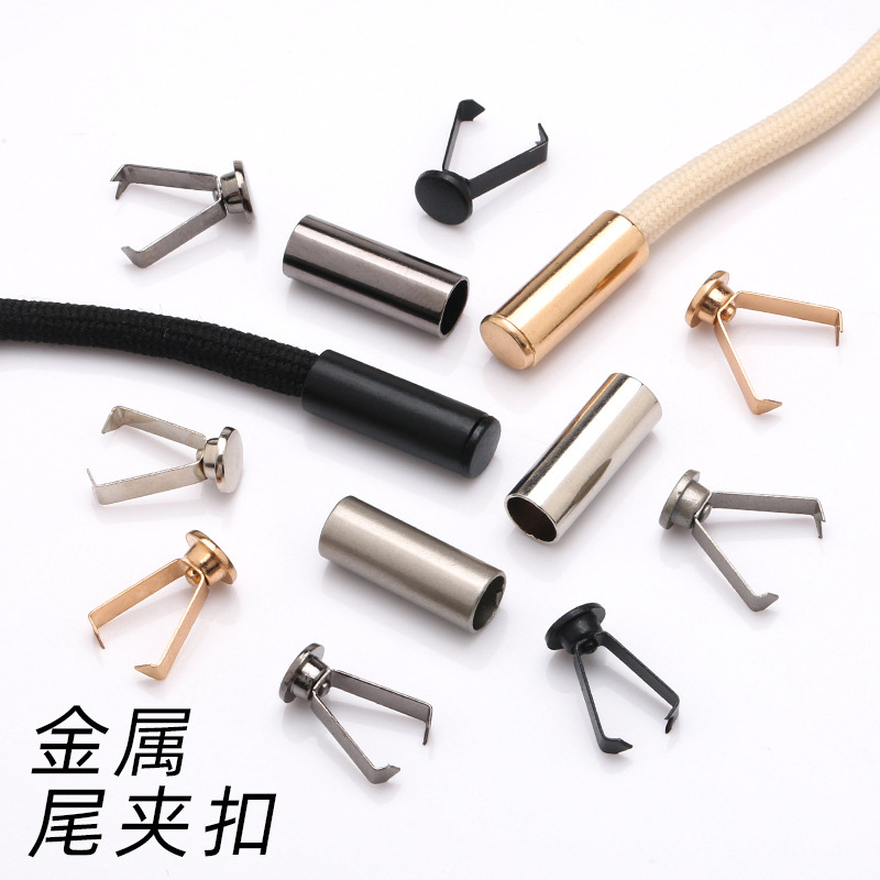 Metal Bell Stop Rope Buckle Round Straight Buckle Decorative Buckle Sweatshirt Pants Hanging Buckle Cap Rope Drawstring Clip Buckle Metal Bell Stop Rope Buckle Round Straight Buckle Decorative Buckle Sweatshirt Pants Hanging Buckle Cap Rope Drawstring Clip Buckle