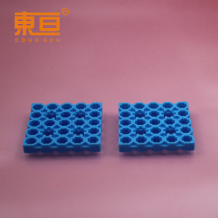 55BJB50507 blue 5*5 octagonal plate square octagonal hole plate small square bottom plate small production parts