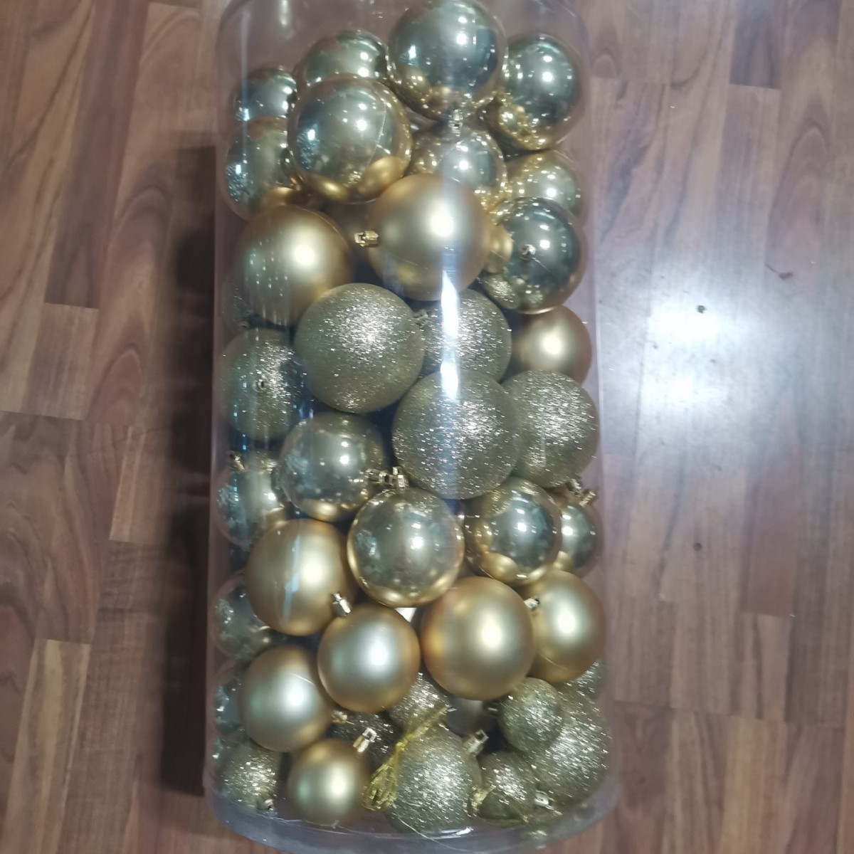 4CM 6CM 8CM 10CM Bolas de Navidad de plástico colgantes de árbol de Navidad decoraciones navideñas