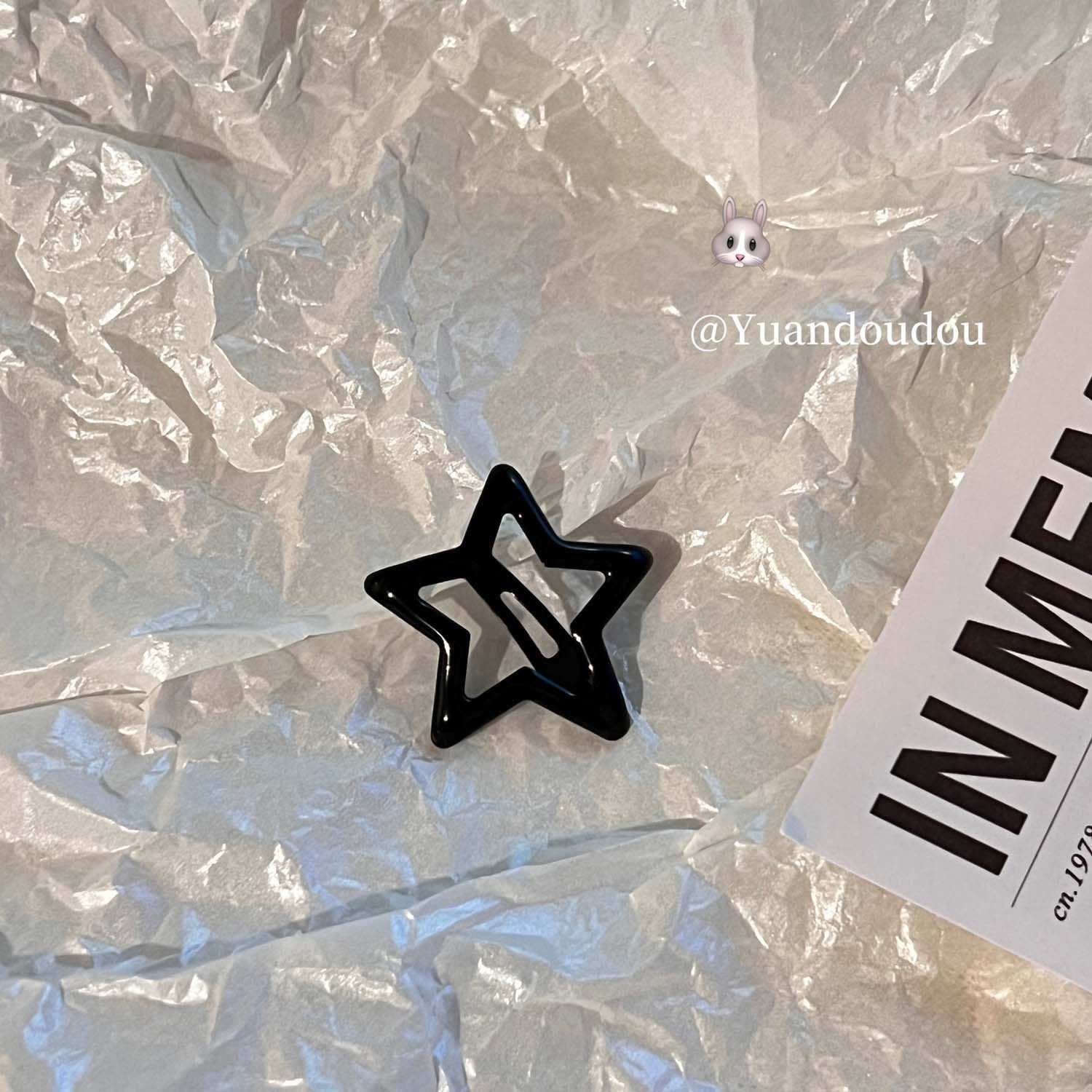 SKU图_星星发夹黑色SL-60017