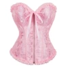 Lace zipper pink