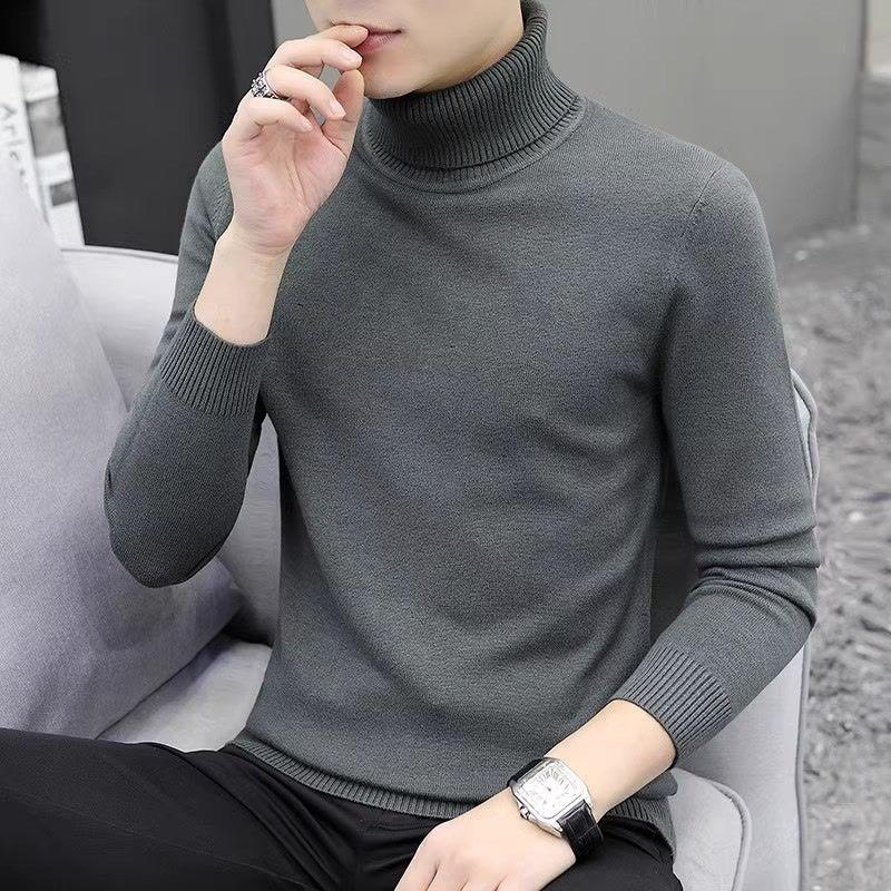 다크 그레이 터틀넥