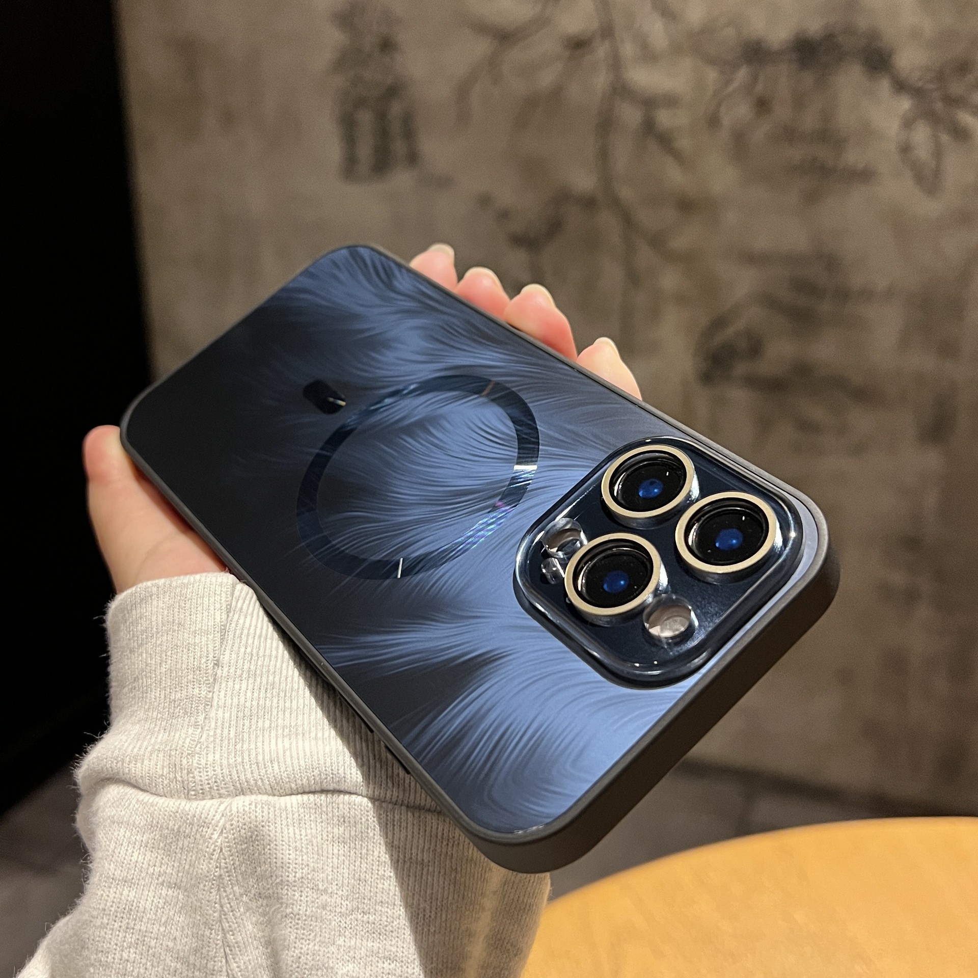 Advanced Feather Hilo magnético Apto iPhone16ProMax Apple 14 Funda para teléfono móvil 15 Nuevo estilo 13 Ventana pequeña 16