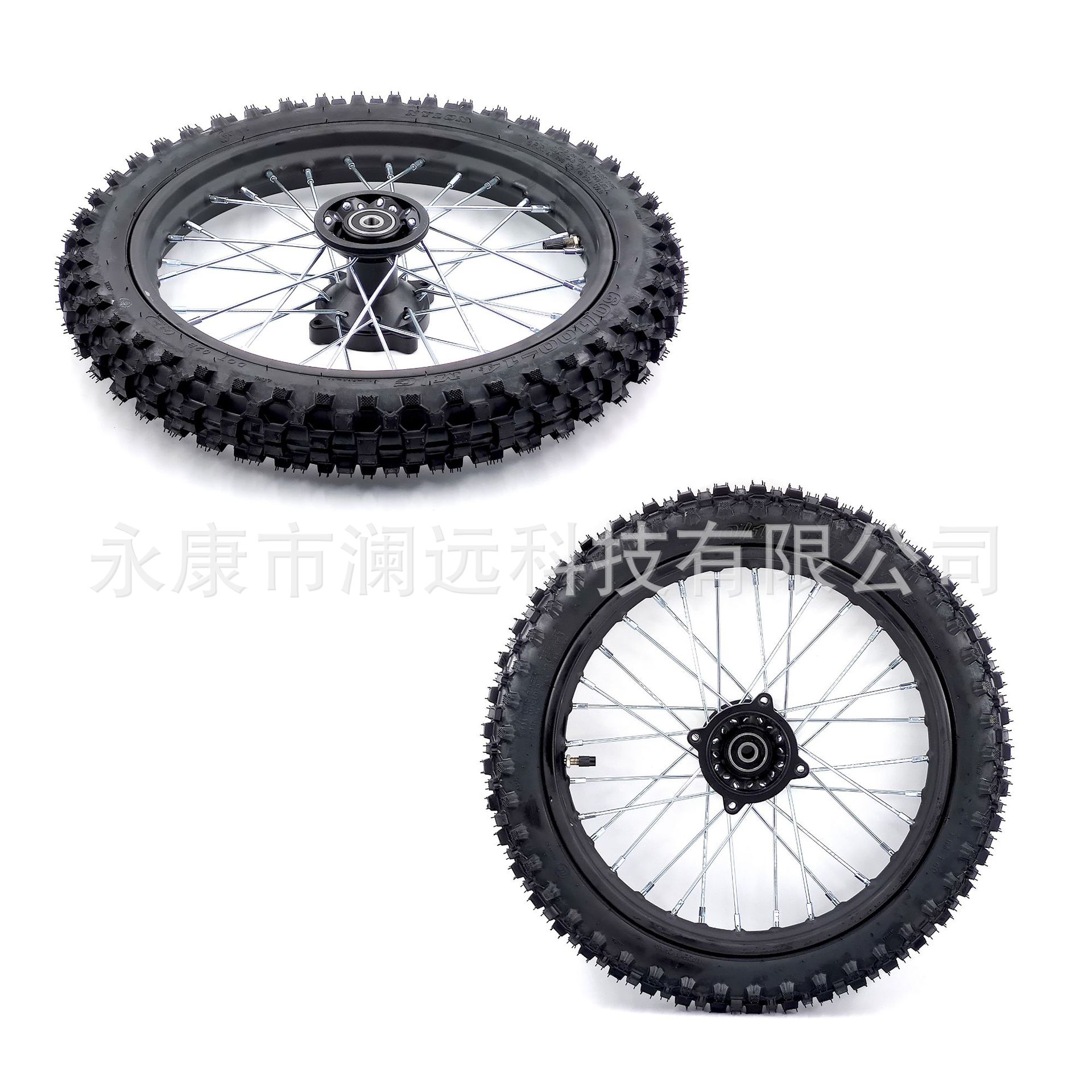 Suitable for Yozma in10 electric off-road motorcycle front and rear wheel sets of tires 12inch 14inch original wheel hubs