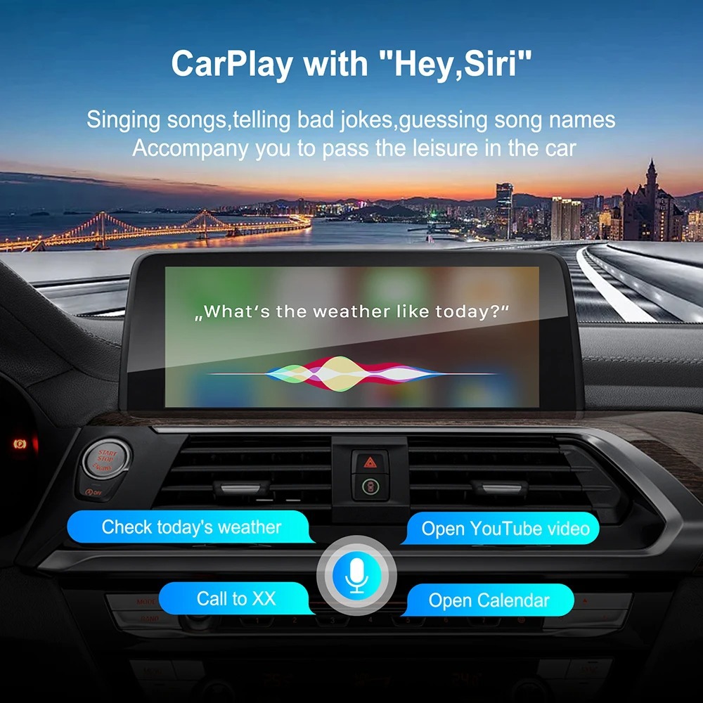 Wireless CarPlay Hicar Box for BMW with Backup Camera Support