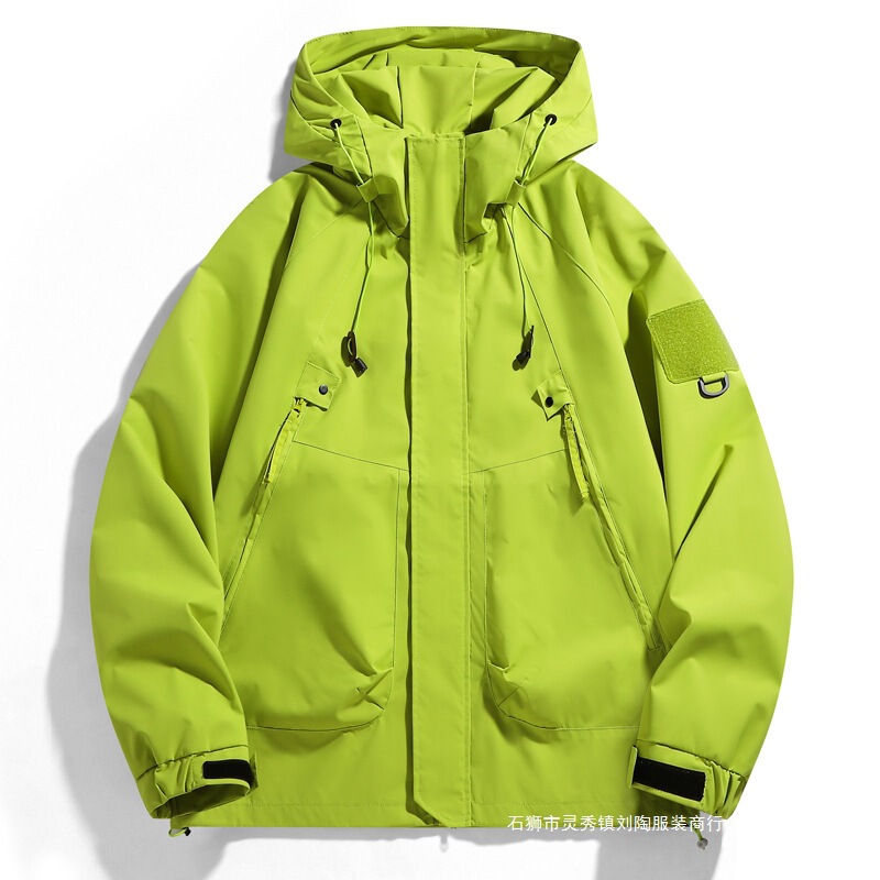 Cross-Border Foreign Trade Tiktok Hot-Selling Outdoor Sports Jacket for Men, Spring and Autumn Waterproof and Windproof Ski and Mountaineering Jacket