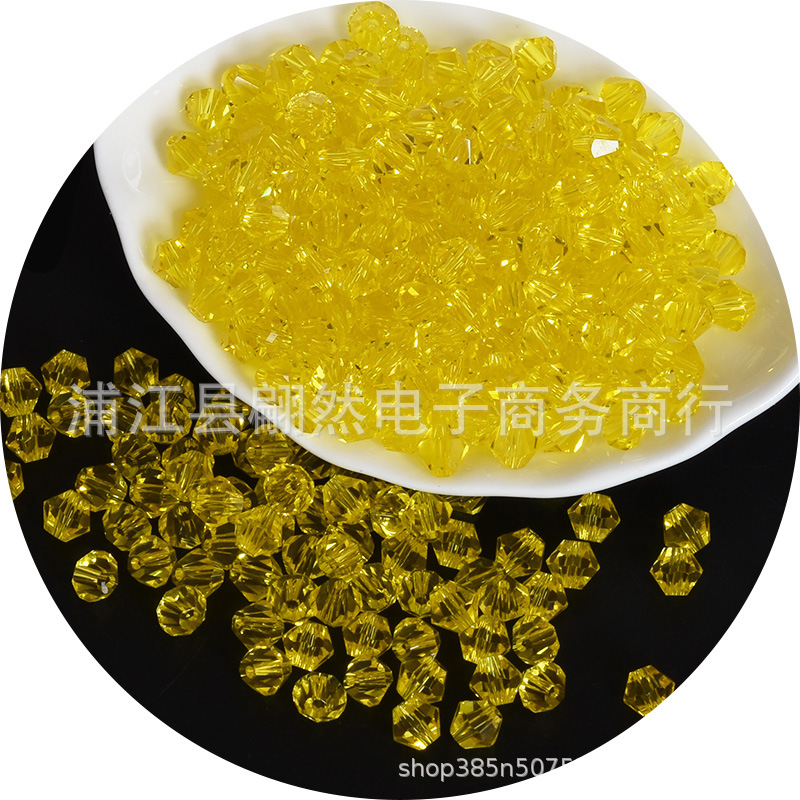 3-8mmAAAA水晶菱形珠精品水晶ガラス珠二頭尖珠DIY珠散珠アクセサリー部品