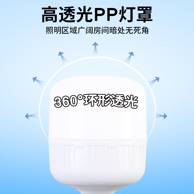 Nueva bombilla LED modelo de ingeniería E27 ultrabrillante serie Gaofushuai 80W bombilla de alta potencia venta al por mayor de comercio electrónico