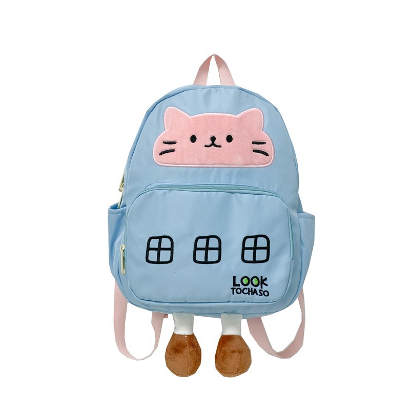 Kindergarten mochila para bebés caricatura lindo gatito mochila para niños y niñas 2025 nuevo comercio exterior mochila para niños